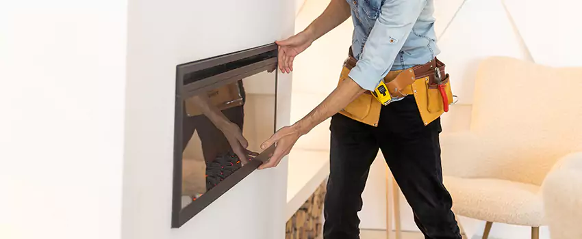 Metal Fireplace Installation in Merrillville, Indiana