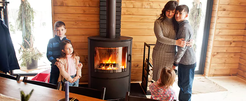 Morso Cast Iron Fireplace Insert Installation in Merrillville, Indiana