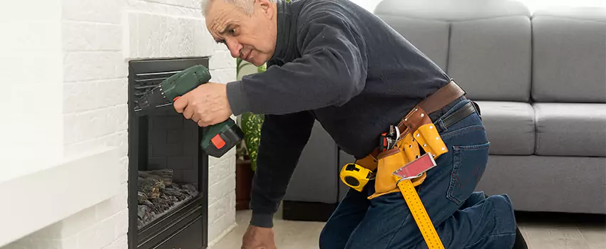 New Indoor Fireplace Installation in Merrillville, Indiana