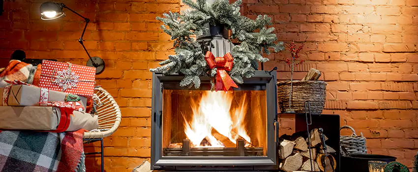 Travis Industries Linear Gas Fireplace Installation in Merrillville, Indiana
