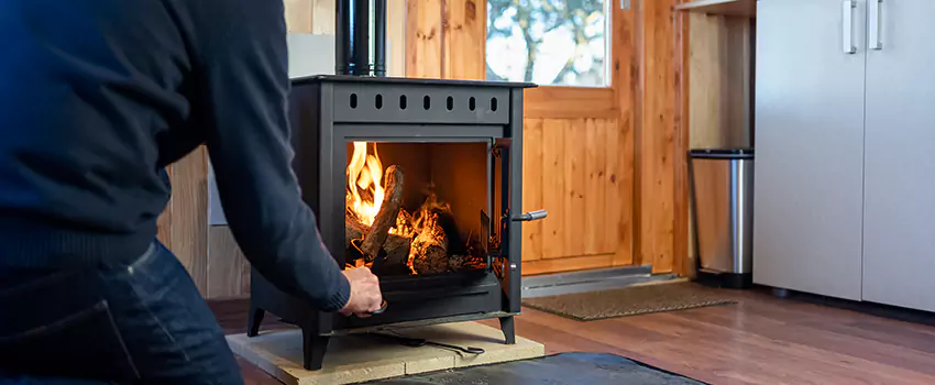 Open Hearth Wood Fireplace Installation in Merrillville, IN