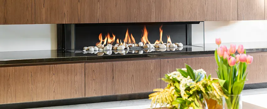 Double-height Fireplace Design Refurbishment in Merrillville, Indiana